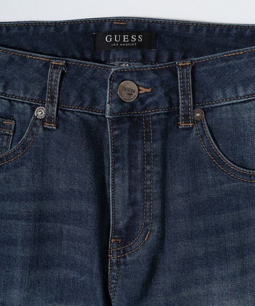 Guess（ゲス）の「GUESS MEN'S DENIM PANTS デニムパンツ（デニムパンツ・メンズ・ダークインディゴブルー・30inch/28inch/29inch）」の3枚目の写真
