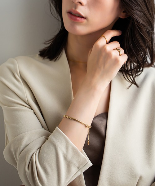 kirakiraShop(キラキラショップ)の「ウェーブデザイン リング(リング・レディース・ゴールド・6号/7号/8号/#1/#2/#3)」の13枚目の写真