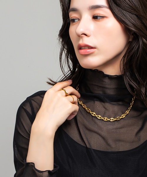 kirakiraShop(キラキラショップ)の「ウェーブデザイン リング(リング・レディース・ゴールド・6号/7号/8号/#1/#2/#3)」の15枚目の写真