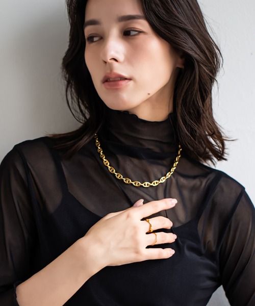 kirakiraShop(キラキラショップ)の「ウェーブデザイン リング(リング・レディース・ゴールド・6号/7号/8号/#1/#2/#3)」の16枚目の写真