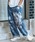CAMBIOiJrIj́ump13120-Random Bleach Wide Straight Denim Pants ChXg[gfjpcifjpcjvbCgCfBSu[