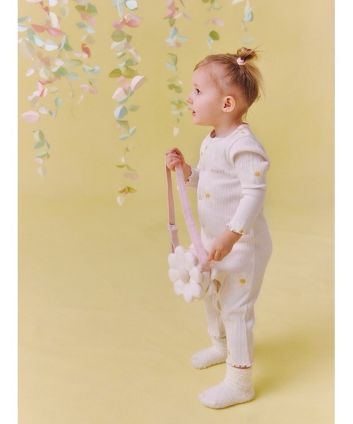 gelato pique(ジェラートピケ)の「【KIDS】デイジーショルダーバッグ(ショルダーバッグ・キッズ・ピンク・FREE)」の8枚目の写真