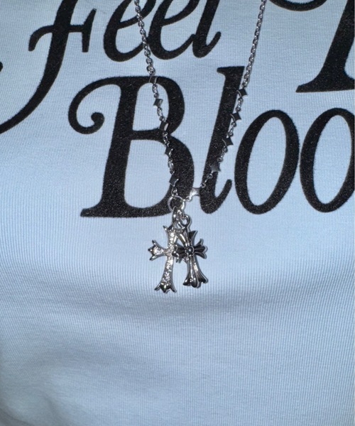 SHAGGIE（シャギー）の「ダブルクロスロングチェーンネックレス（ネックレス・レディース・シルバー・FREE）」の19枚目の写真