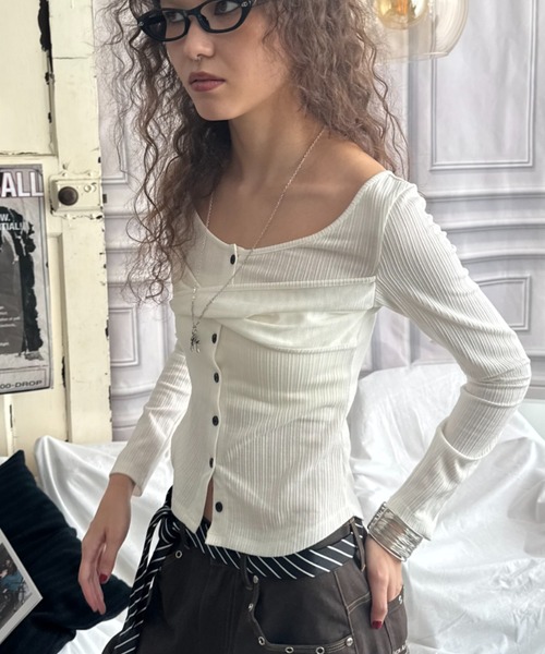 SHAGGIE（シャギー）の「ダブルクロスロングチェーンネックレス（ネックレス・レディース・シルバー・FREE）」の15枚目の写真