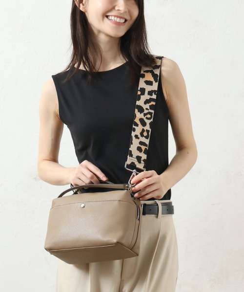 Per sist ence（パーシエンス）の「レオパード着せ替えストラップ（ショルダーバッグ・レディース・ネイビー/ベージュ/グレー/ブルー/B/A・FREE）」の8枚目の写真