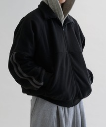【EPNK】Cropped fleece track blouson / クロップドフリーストラックブルゾン