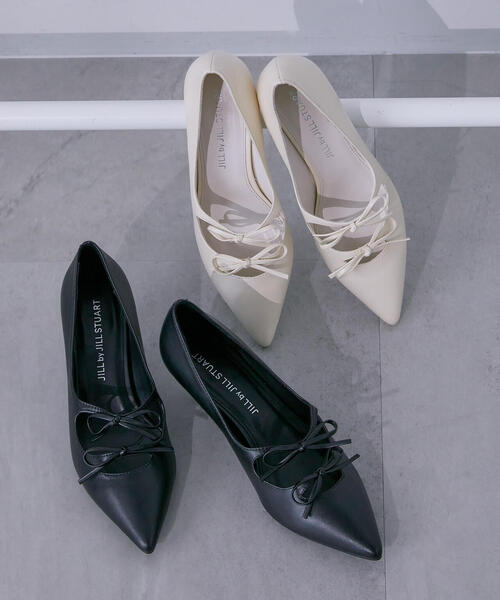 JILL by JILL STUART（ジルバイジルスチュアート）の「◇RIBBONパンプス（パンプス・レディース・ホワイト/ブラック・SMALL/MEDIUM/LARGE）」の22枚目の写真