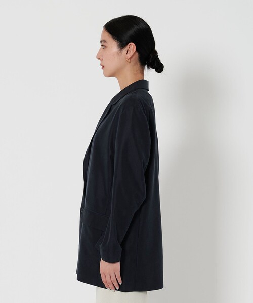 BEAUTY&YOUTH UNITED ARROWS(ビューティーアンドユースユナイテッドアローズ)の「セルロースブレンド 2B ライトジャケット(テーラードジャケット・レディース・ネイビー/オフホワイト・S/M)」の10枚目の写真
