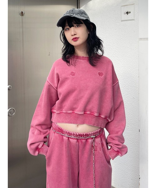 セール】【HTH×jouetie】ロゴスウェットプルオーバー【コラボ