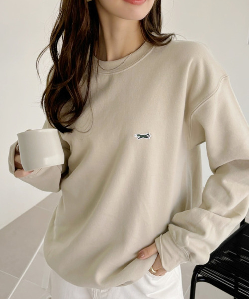PENNEYS(ぺニーズ)の「【 PENNEY'S / ぺニーズ 】 フォックス スウェット 裏起毛 THE FOX SWEAT SHIRT(スウェット・レディース・ベージュ/ネイビー/グレー・M/L)」の3枚目の写真