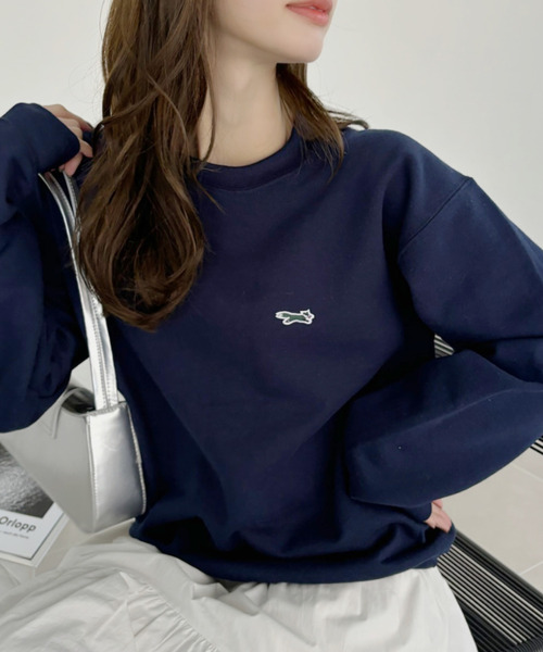 PENNEYS(ぺニーズ)の「【 PENNEY'S / ぺニーズ 】 フォックス スウェット 裏起毛 THE FOX SWEAT SHIRT(スウェット・レディース・ベージュ/ネイビー/グレー・M/L)」の1枚目の写真