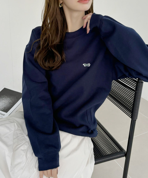 PENNEYS(ぺニーズ)の「【 PENNEY'S / ぺニーズ 】 フォックス スウェット 裏起毛 THE FOX SWEAT SHIRT(スウェット・レディース・ベージュ/ネイビー/グレー・M/L)」の14枚目の写真