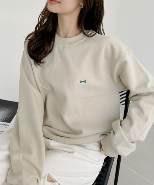 PENNEYS(ぺニーズ)の「【 PENNEY'S / ぺニーズ 】 フォックス スウェット 裏起毛 THE FOX SWEAT SHIRT(スウェット・レディース・ベージュ/ネイビー/グレー・M/L)」の7枚目の写真
