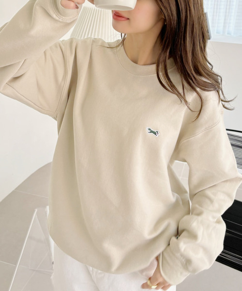 PENNEYS(ぺニーズ)の「【 PENNEY'S / ぺニーズ 】 フォックス スウェット 裏起毛 THE FOX SWEAT SHIRT(スウェット・レディース・ベージュ/ネイビー/グレー・M/L)」の8枚目の写真
