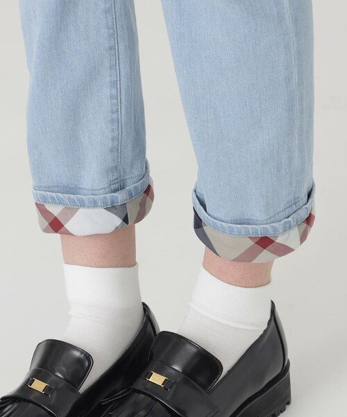 ストレッチデニムストレートパンツ（デニムパンツ）｜BLUE LABEL