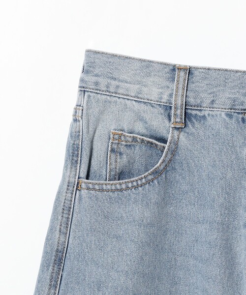 Ray BEAMS（レイビームス）の「デニム バレル パンツ（デニムパンツ・レディース・ブラック/ライトブルー・1/0）」の10枚目の写真