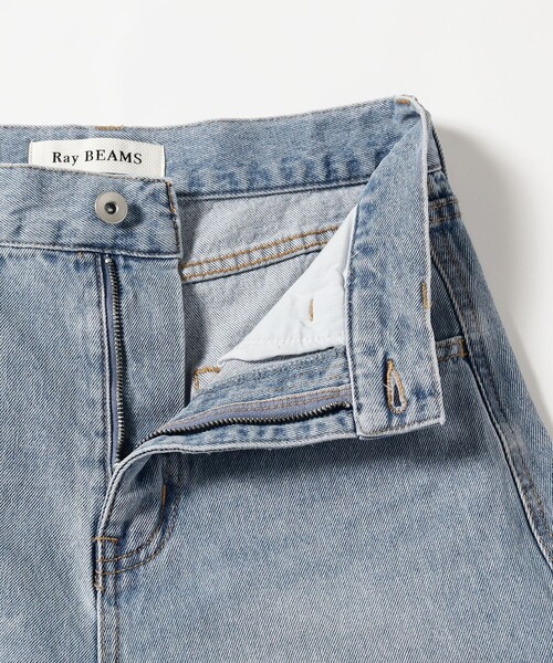 Ray BEAMS（レイビームス）の「デニム バレル パンツ（デニムパンツ・レディース・ブラック/ライトブルー・1/0）」の9枚目の写真