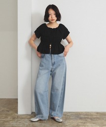 Ray BEAMS | デニム バレル パンツ(デニムパンツ)