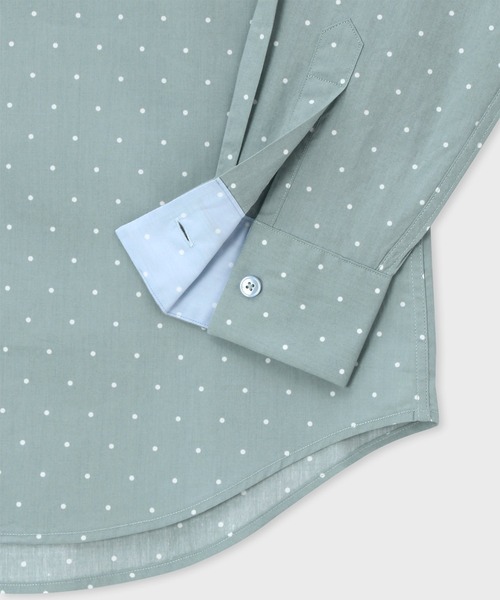 Paul Smith（ポールスミス）の「ポルカドット プリントシャツ / 153304 901U（シャツ/ブラウス・メンズ・グリーン/ベージュ/イエロー/ダークオレンジ・X-LARGE/LARGE/MEDIUM/SMALL）」の8枚目の写真