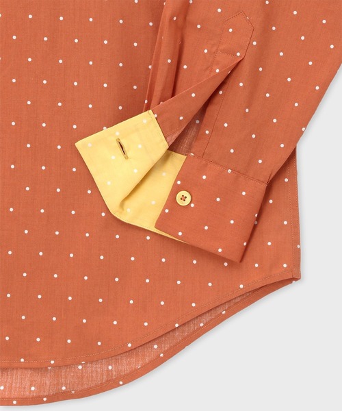 Paul Smith（ポールスミス）の「ポルカドット プリントシャツ / 153304 901U（シャツ/ブラウス・メンズ・グリーン/ベージュ/イエロー/ダークオレンジ・X-LARGE/LARGE/MEDIUM/SMALL）」の12枚目の写真