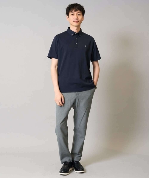 a.v.v（アーヴェヴェ）の「【シワになりにくい】リライト1 セミルーズパンツ（その他パンツ・メンズ・ネイビー/グレー・44/46/48/50）」の3枚目の写真