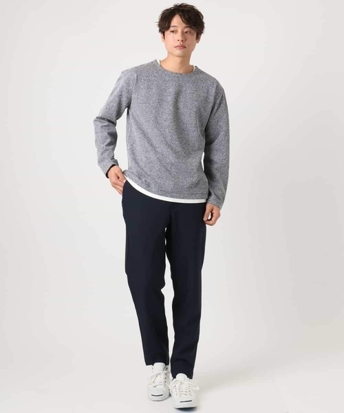 a.v.v（アーヴェヴェ）の「【シワになりにくい】リライト1 セミルーズパンツ（その他パンツ・メンズ・ネイビー/グレー・44/46/48/50）」の7枚目の写真