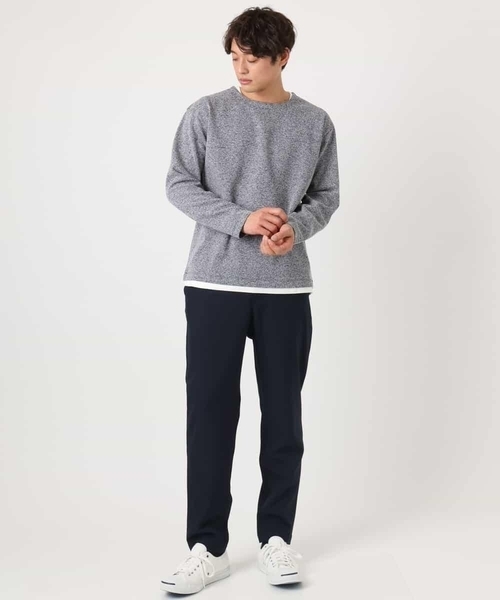 a.v.v（アーヴェヴェ）の「【シワになりにくい】リライト1 セミルーズパンツ（その他パンツ・メンズ・ネイビー/グレー・44/46/48/50）」の8枚目の写真