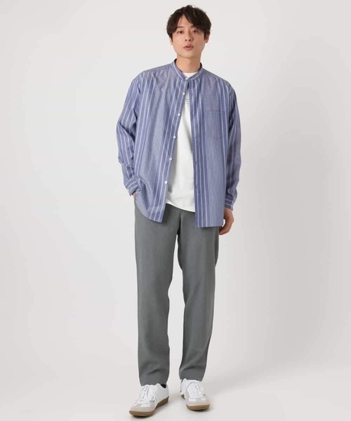 a.v.v（アーヴェヴェ）の「【シワになりにくい】リライト1 セミルーズパンツ（その他パンツ・メンズ・ネイビー/グレー・44/46/48/50）」の22枚目の写真