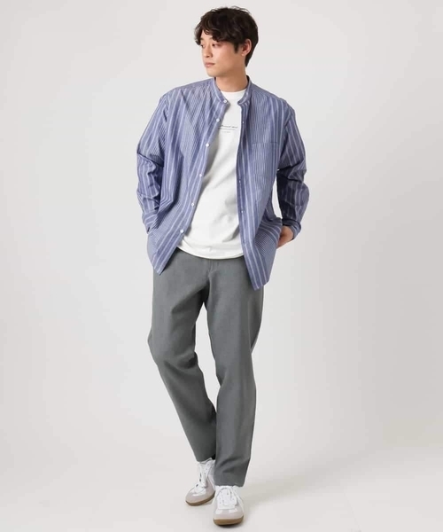 a.v.v（アーヴェヴェ）の「【シワになりにくい】リライト1 セミルーズパンツ（その他パンツ・メンズ・ネイビー/グレー・44/46/48/50）」の20枚目の写真