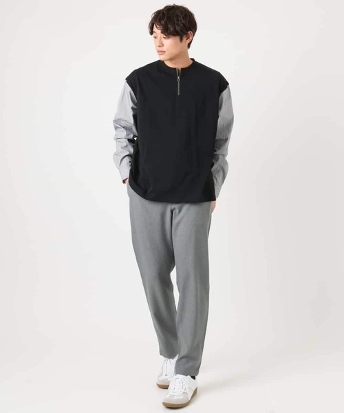 a.v.v（アーヴェヴェ）の「【シワになりにくい】リライト1 セミルーズパンツ（その他パンツ・メンズ・ネイビー/グレー・44/46/48/50）」の16枚目の写真