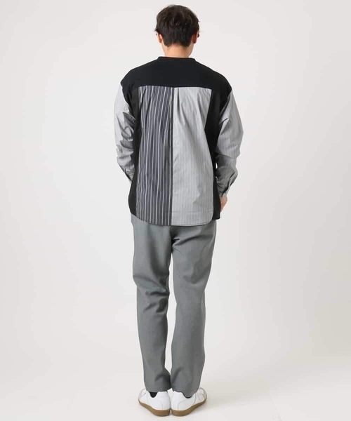 a.v.v（アーヴェヴェ）の「【シワになりにくい】リライト1 セミルーズパンツ（その他パンツ・メンズ・ネイビー/グレー・44/46/48/50）」の15枚目の写真