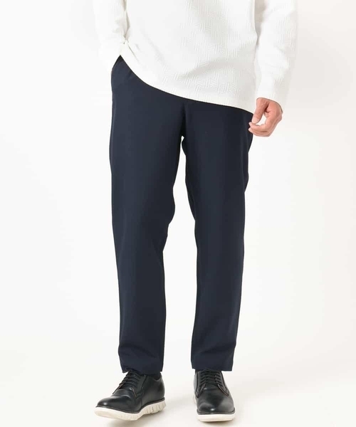 a.v.v（アーヴェヴェ）の「【シワになりにくい】リライト1 セミルーズパンツ（その他パンツ・メンズ・ネイビー/グレー・44/46/48/50）」の12枚目の写真