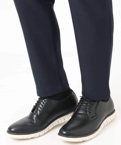 a.v.v（アーヴェヴェ）の「【シワになりにくい】リライト1 セミルーズパンツ（その他パンツ・メンズ・ネイビー/グレー・44/46/48/50）」の5枚目の写真