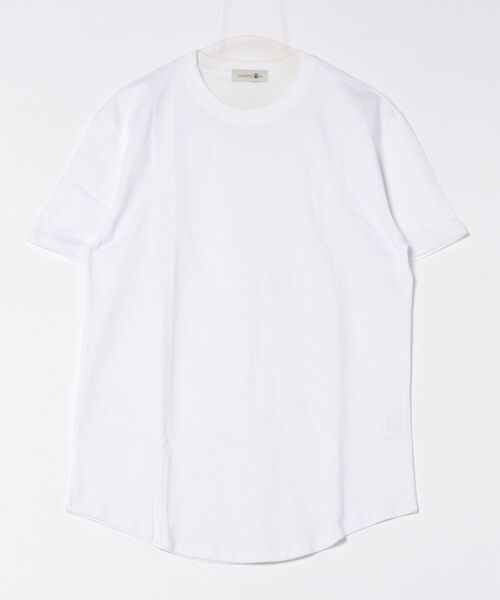 aimoha(アイモハ)の「【aimoha MEN】ラウンドヘムTシャツ (SS)(Tシャツ/カットソー・メンズ・ホワイト/ダークグレー/ネイビー・X-LARGE/LARGE/XXX-LARGE/XX-LARGE)」の16枚目の写真