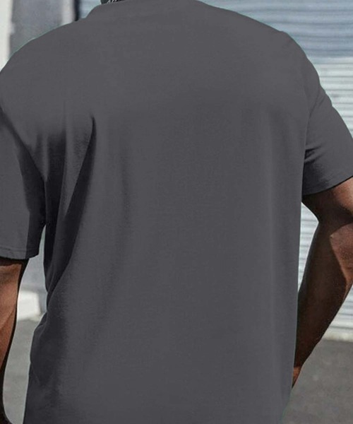 aimoha(アイモハ)の「【aimoha MEN】ラウンドヘムTシャツ (SS)(Tシャツ/カットソー・メンズ・ホワイト/ダークグレー/ネイビー・X-LARGE/LARGE/XXX-LARGE/XX-LARGE)」の6枚目の写真