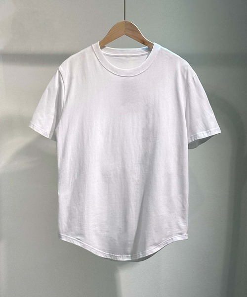 aimoha(アイモハ)の「【aimoha MEN】ラウンドヘムTシャツ (SS)(Tシャツ/カットソー・メンズ・ホワイト/ダークグレー/ネイビー・X-LARGE/LARGE/XXX-LARGE/XX-LARGE)」の8枚目の写真