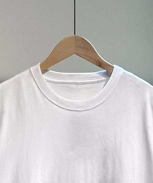 aimoha(アイモハ)の「【aimoha MEN】ラウンドヘムTシャツ (SS)(Tシャツ/カットソー・メンズ・ホワイト/ダークグレー/ネイビー・X-LARGE/LARGE/XXX-LARGE/XX-LARGE)」の9枚目の写真