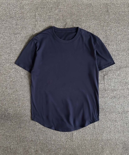 aimoha(アイモハ)の「【aimoha MEN】ラウンドヘムTシャツ (SS)(Tシャツ/カットソー・メンズ・ホワイト/ダークグレー/ネイビー・X-LARGE/LARGE/XXX-LARGE/XX-LARGE)」の13枚目の写真