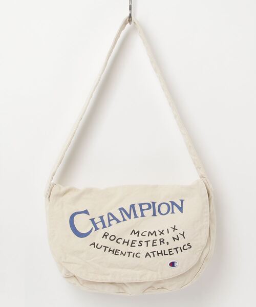 Champion（チャンピオン）の「【Champion/チャンピオン】直営限定コレクション メンズ ニュースペーパーバッグ（ショルダーバッグ・メンズ・ホワイト×レッド/ホワイト×ブルー/ホワイト系その他6・FREE）」の9枚目の写真