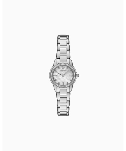 EMPORIO ARMANI(エンポリオアルマーニ)の「【エンポリオ アルマーニ】ステンレススチールベルトウォッチ(バタフライ)MINI MIA_AR11669(アナログ腕時計・レディース・その他1・FREE)」の1枚目の写真
