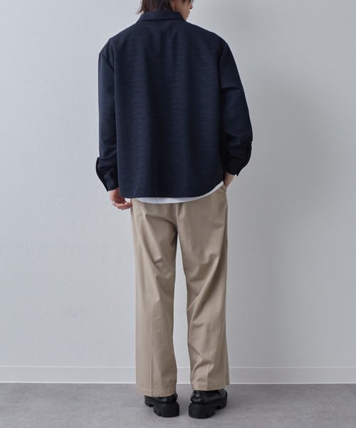 COLONY 2139(コロニートゥーワンスリーナイン)の「綿レーヨン2タックワイドチノパンツ(チノパンツ・メンズ・ブラック/グレイッシュベージュ・MEDIUM/LARGE)」の18枚目の写真