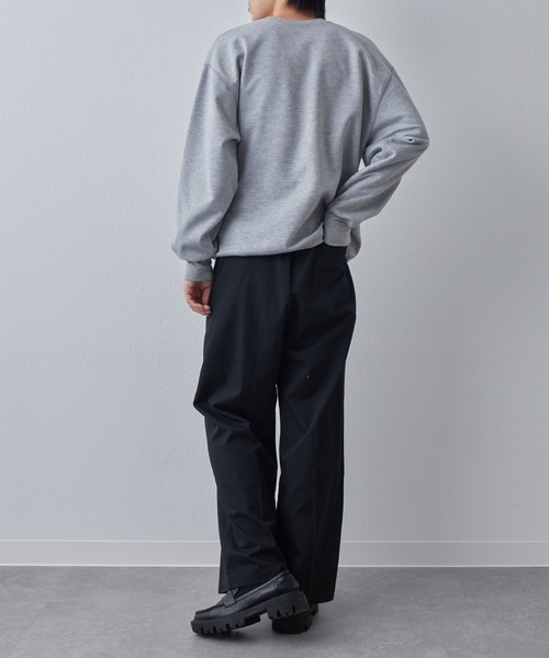 COLONY 2139(コロニートゥーワンスリーナイン)の「綿レーヨン2タックワイドチノパンツ(チノパンツ・メンズ・ブラック/グレイッシュベージュ・MEDIUM/LARGE)」の13枚目の写真