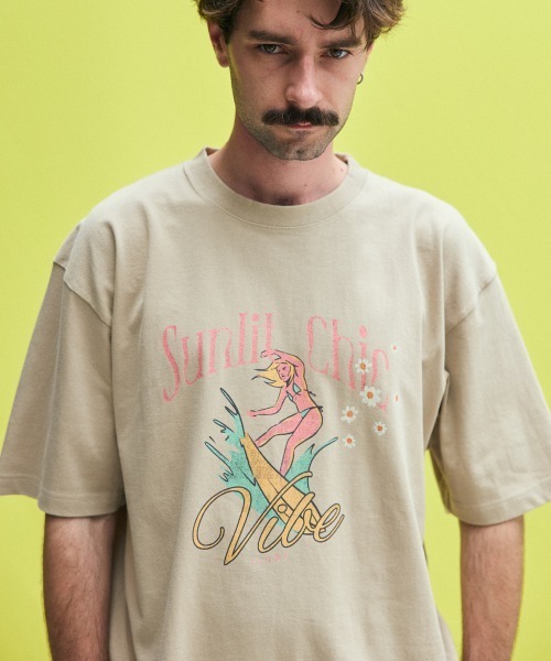 rehacer : Sunlit Vintage Wash T-shirt / サンリット ビンテージ