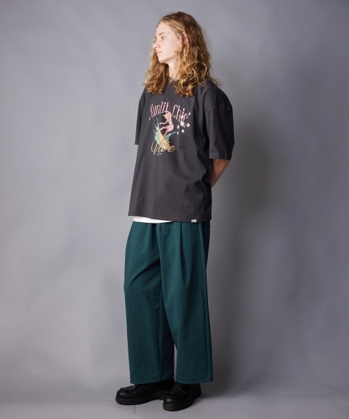 rehacer(レアセル)の「rehacer : Sunlit Vintage Wash T-shirt / サンリット ビンテージ ウオッシュ Tシャツ(Tシャツ/カットソー・メンズ・ピンク/スミクロ/ベージュ・SMALL/MEDIUM/LARGE/X-LARGE)」の7枚目の写真