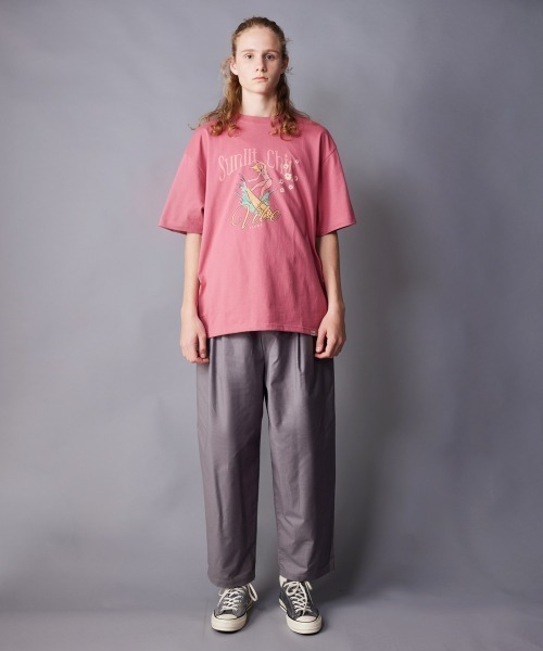 rehacer(レアセル)の「rehacer : Sunlit Vintage Wash T-shirt / サンリット ビンテージ ウオッシュ Tシャツ(Tシャツ/カットソー・メンズ・ピンク/スミクロ/ベージュ・SMALL/MEDIUM/LARGE/X-LARGE)」の13枚目の写真