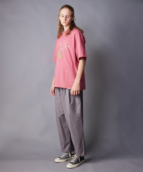 rehacer(レアセル)の「rehacer : Sunlit Vintage Wash T-shirt / サンリット ビンテージ ウオッシュ Tシャツ(Tシャツ/カットソー・メンズ・ピンク/スミクロ/ベージュ・SMALL/MEDIUM/LARGE/X-LARGE)」の14枚目の写真