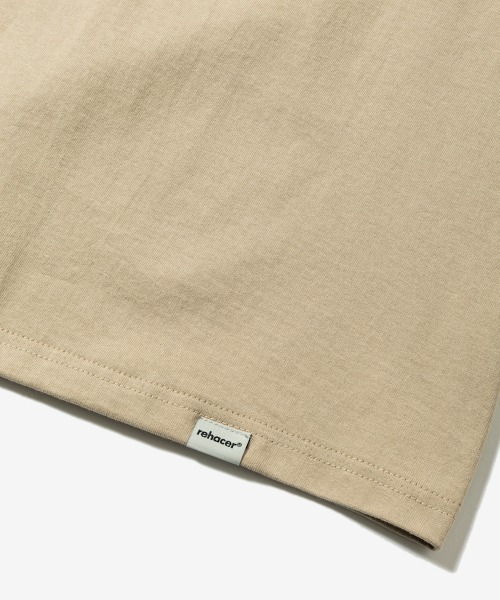rehacer(レアセル)の「rehacer : Sunlit Vintage Wash T-shirt / サンリット ビンテージ ウオッシュ Tシャツ(Tシャツ/カットソー・メンズ・ピンク/スミクロ/ベージュ・SMALL/MEDIUM/LARGE/X-LARGE)」の21枚目の写真