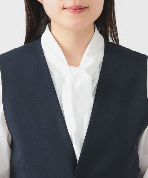 B:MING by BEAMS（ビーミングバイビームス）の「ノーカラージレ（S～M）（ベスト・レディース・グレー/ネイビー・SMALL/MEDIUM）」の11枚目の写真