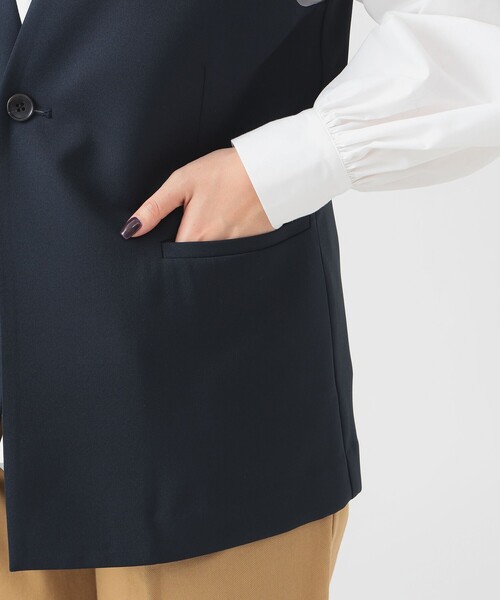 B:MING by BEAMS（ビーミングバイビームス）の「ノーカラージレ（S～M）（ベスト・レディース・グレー/ネイビー・SMALL/MEDIUM）」の12枚目の写真