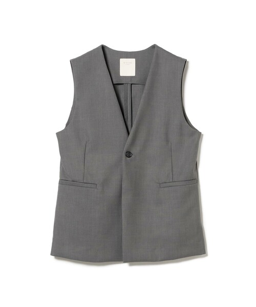 B:MING by BEAMS（ビーミングバイビームス）の「ノーカラージレ（S～M）（ベスト・レディース・グレー/ネイビー・SMALL/MEDIUM）」の15枚目の写真